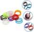 16pcs Silicone Finger Rings Inserts for Comfortable Hair Cutting and Grooming, Protectors for Barber Shears and Pet