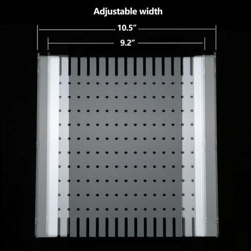 Aquarium Divider Clear, 10/15/20 Gallon Fish Tank Divider with Suction Cups (10 Gallon)