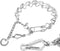 Stainless Steel Dog Training Collar with Quick Release Buckle, Adjustable Chain Collar 26in x 4.0mm (Neck up to 23in) XL