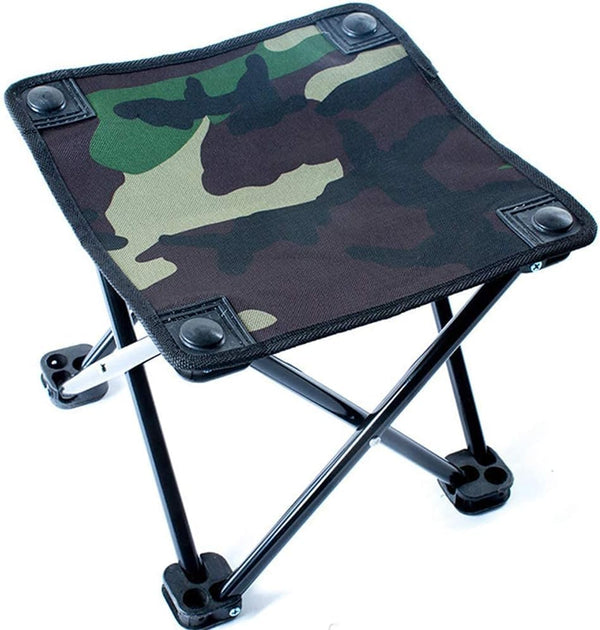 HomeTow Outdoor Folding Chairs Stools Portable Camouflage Chair for Camping Fishing Hiking Gardening