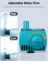 Pawfly 90 GPH Submersible Water Pump, 4W Mini Adjustable Water Pump for Aquarium Fish Tank Fountain