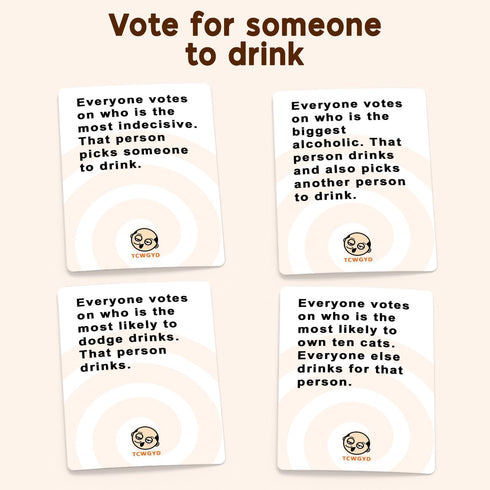 These Cards Will Get You Drunk , Fun Adult Drinking Game for Parties