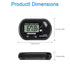 AEDIKO 8pcs Aquarium Thermometer LCD Digital Fish Tank Thermometer with Water-Resistant Sensor Probe and Suction Cup