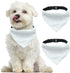 2 PCS Dog Bandana with Adjustable Buckle, Double-Sided Blank Dog Bandanas with D-Ring for Small Dogs and Cats