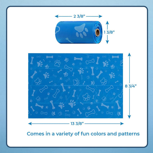150 Best Pet Supplies Dog Poop Bags for Waste Refuse Cleanup, Doggy Roll Replacements for Outdoor Puppy Walking