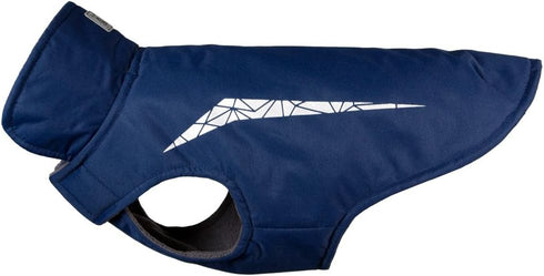 RC Pet Products Cascade Jacket, Fleece Lined Water Resistant Dog Coat, Size 20wide, Estate Blue