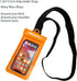 surfing waterproof Waist pouch Crossbody Chest Bag Fanny Pack Snorkeling Swimming Bag Beach Floating Dry Phone case holder (Orange)