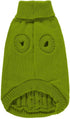 Small Knitted Dog Sweaters, Warm Winter Clothes for Pet Cat Kitten Puppy Sweater (X-Small, Light Green)