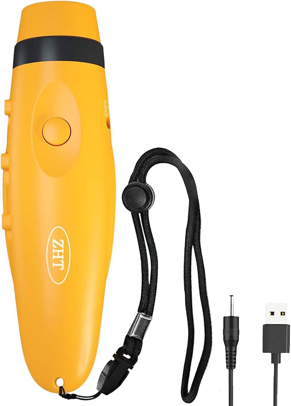 ZHT Electronic Whistles for Referees - USB Charging, 3 Tone High Volume Emergency Whistle for Coaches, Teachers,