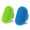 2 Pack Dog Grooming Brush, Cat Bath Soothing Massage Rubber Brush with Adjustable Ring Handle for Long and Short Hair