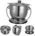 Stainless Steel Adult Urinal Chamber Pot - Portable & Sanitary Solution for Elders