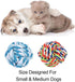 Dog Rope Ball Dog Toy 2Pack, Medium Breeds Dog Knot Ball Rope Toys for Puppies to Medium Dog, Dog Rope Toys for Small Dogs, Puppy Rope Toys Teething Chewing, Tug and Boredom
