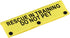 Funny Dog Leash Sleeve, "Rescue in Training" Do Not Pet Wrap Sleeve, Pet Birthday Gift (Rescue in Training-YE Sleeve)