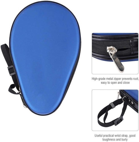 VGEBY Table Tennis Racket Hard Case, Waterproof PU Table Tennis Case Tennis Racket Hard Case Ping Pong Bat Bag Cover Ping Pong Hard Case Ping Pong Case Ping Pong Case