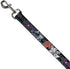 Buckle-Down Pet Leash - The Joker Pose/Cards/HAHAHAHA, Black/Gray, 4 Feet Long, 1" Wide