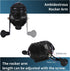 SOPOGER Fishing Spinning Reel Kit: Spincast Fishing Reel & Mount Seat - 25LBS Max Drag for Big Game Fishing