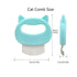 3 Pcs Pet Hair Grooming Massage Comb for Cat Dog, Shedding Brush Shell Comb to Remove Matted Fur (Blue, Green, Pink)