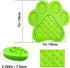 Dog Lick Pad - Washing Distraction Device, Slow Eating Mat for Pet Licking Peanut Butter, Grooming Training