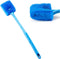 SunGrow Aquarium Crested Gecko, Hermit Crab Sponge Scraper, 16” x 2”, Double-Sided Blue Sponge