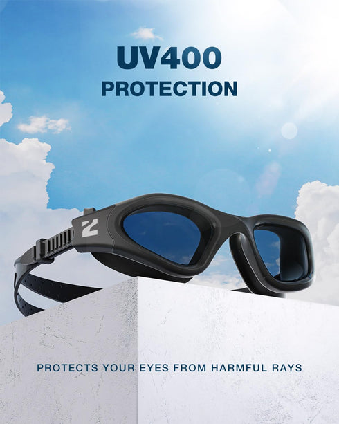 ZIONOR Swim Goggles, G1 SE Swimming Goggles, Anti-fog for Adult Men Women