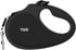 TUG Tiny 360° Tangle-Free Retractable Dog Leash with Anti-Slip Handle | 10 ft Nylon Tape (Black/Grey)