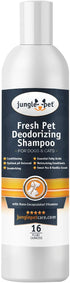 Jungle Pet Deodorizing Dog Shampoo for Smelly Dogs, Grooming & Cleansing Shampoo, Sweet Pea Vanilla Scent, 16 oz