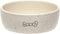 Pearhead Woof Pet Bowl, 24 oz Ceramic Dog Water and Food Dish, Microwave and Dishwasher Safe, Holds 3 Cups