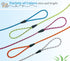 6 Foot Lightweight Sturdy Dog Leash with Rotating Metal Clip, Multi-Color Rope for Small Medium Dogs, Cats