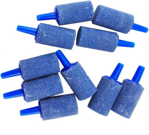 yueton Pack of 10 Cylinder Aquarium Bubble Air Stone for Fish Tank Aerator