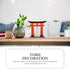 STOBOK Japanese Torii Gate Miniature Shrine Decor for Zen Garden, Aquarium Fish Tank