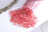 0.9Lbs QINJIEJIE Cherry Quartz Crystal Chips Rocks for Plant Bulk Decorative Aquarium Gravel Stones Terrarium Sand