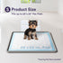 22 22 Pee Pad Tray Holder for Dogs - Fits Up to x in. Square Potty Training Pads No Spill Raised Lip High Edge Silicone