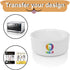 MR.R Sublimation Blanks Dog Bowl - Ceramic Food and Water Bowl for Small Medium Dogs
