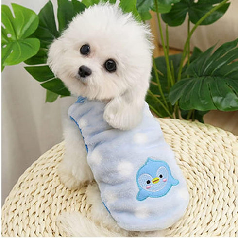 ANIAC Bunny Clothes for Rabbits, Warm Kitten Vest Fleece XXXS Dog Shirt for Bunny, Guinea Pig, Small Animals