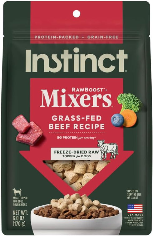 Instinct RawBoost Mixers, Freeze Dried Dog Food Topper, Grain-Free Recipe - All