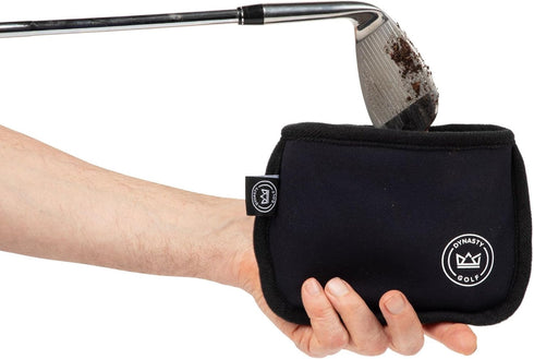 Golf Club Cleaner for Golf Bag - Waterproof Golf Ball Cleaner Pouch and Brush, Golf Club Bag Accessories