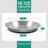 Basic Cat Bowls, Dog Food Bowls, 304 Stainless Steel Dishes, Non-Slip Silicone Base, Heavy Duty, 2 Pack
