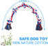Bmag Dog Rope Toys for Aggressive Chewers, Interactive Heavy Duty Toys for Medium Large Dogs, Tough Twisted Rope with 5
