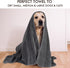 KinHwa Dog Towel - Super Absorbent Microfiber Drying Towel for Small, Medium, Large Dogs and Cats, 30inch x 50inch