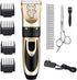 Dog Grooming Kit Clippers - Low Noise, Electric Quiet, Rechargeable, Cordless for Thick Coats, Suitable for Dogs & Cats