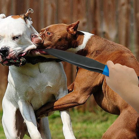 Pitbull Dog Break Stick Skid Plate, Dog No Bite Sticks, Protect Crowbar Training Stick for Large Dogs (Blue-handle,