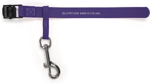 Jelly Pet Safety Dog Tether, Made in the USA, for Pet Grooming Table Arm Helper (Purple)