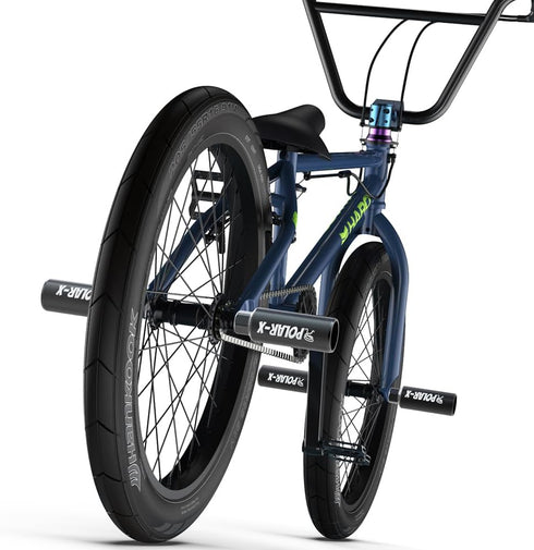 Volo Polar-X Bike Pegs, 3/8 Inch BMX Accessories, 1 Pair Solid Axles for Street Stunt Cycling