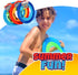 16" (3 Ball.5138-3p JA-RU Soft Giant Frisbee Throwing Disc Unit Assorted) Soaring Flyer Splash Fun Aqua Flyer