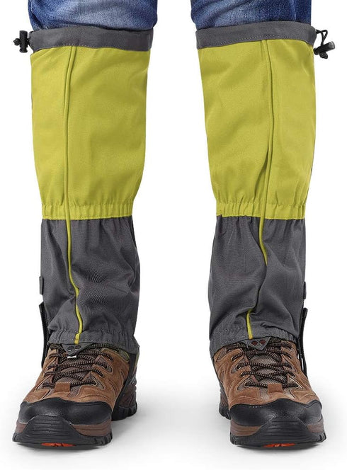 Hiking Waterproof Gaiters, Outdoor Motainee Shoe Boot Covers for Skiing, Climbing