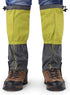 plplaaoo Leg Gaiters, 1 Pair Waterproof Outdoor Sports Climbing Hiking Gaiters for Boots Cover