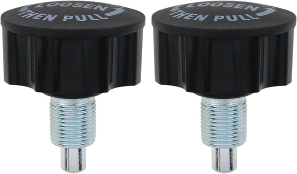 M18 Pop Pull Pin Knob Adjustment, Fitness Equipment Pop Pull Pin Knob for Bicycle Equipment, Black 2PCS