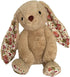 Plush Multi-Squeaks and Crinkle Dog and Cat Toys by Pet Lou, 15-Inch Rabbit in Brown