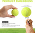 6 Pack 2 inch 2 inch ZIYIZE Mini Tennis Balls, Dog Tennis Balls, Easy Catching Pet Playing Ball for Dog Ball Launcher