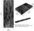 Yoga Mat in Charcoal Black Grey Camo, Eco-Friendly Non-Slip Portable Fitness Mat for Workouts